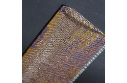 China Art Laminated Glass Interlayer Bronze Woven Mesh Pattern Designer supplier