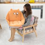 Smooth Feeling One Piece Seat Cushion Cartoon Style Easy Carrying 75 * 60CM