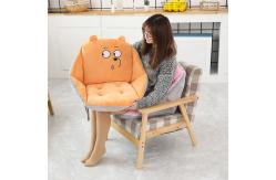 China Smooth Feeling One Piece Seat Cushion Cartoon Style Easy Carrying 75 * 60CM supplier