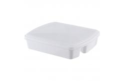 China 1280ml Reusable Bento Lunch Box 4 Compartments supplier
