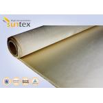 1.25mm Fire Protection High Temperature Fiberglass Cloth Silicone Coated for sale