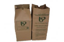 China Open Mouth Multiwall Kraft Paper Bags , Degradable Garbage Bag Folding Packaging supplier