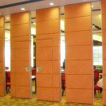 Movable Wooden Soundproof Sliding Folding Partition Walls for Hotel 2 Meter Height for sale