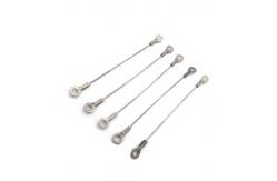 China Custom Wire Rope Lanyard Wire Rope Cable Assemblies By Crimp Safety Steel Cable supplier