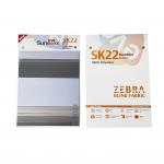 Fabric Zebra Blackout Fabric Window Shade Motor Semi Blackout 100%  Polyerster Day And Night Zebra Fabric for sale