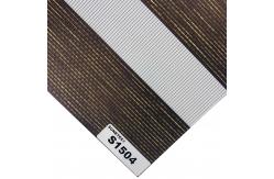 China Korean Style Zebra Blinds Fabric Delicate Horizontal Day And Night supplier