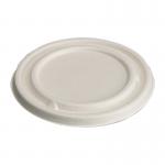 Environmental Disposable Compostable Sugarcane Bagasse Cup Lid For Takeaway Cup 16 Oz for sale