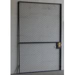 Single Hinged Wire Mesh Security Door, Wire Mesh Hinged Door Erosion Resistant for sale