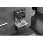 Mirrored Bathroom Vanity Units , Aluminium Single Sink Corner Vanity