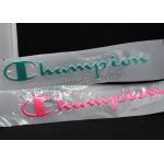 8 Colorways 3D Champion Clothing Label Vinyl Heat Transfer Stickers for sale