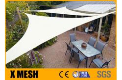 China Balcony Roof Triangular Hdpe Sun Shade Net Beige Knitted Customizable supplier