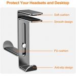 Powder Coated Multifunctional Headphone Stand with Custom Logo and Adjustable Stand