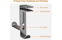 China Powder Coated Multifunctional Headphone Stand with Custom Logo and Adjustable Stand supplier