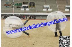 China Customized  Popular  Clear TPU Bubble Ball Football Hand Printing supplier