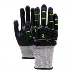 13 Gauge HPPE Cut Proof Nitrile Coating Impact Resistant TPR Gloves Durable Grip for sale