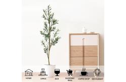 China Olive Tree Rain Forest Style Artificial PE Bonsai 165cm Green Fire Retardant supplier