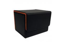 China Polybag Deck Card Box PU Trading Card Holder Case With Side Loading SGS supplier