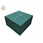 Hot Stamping Flip Cardboard Jewelry Gift Boxes With Foam Insert for sale