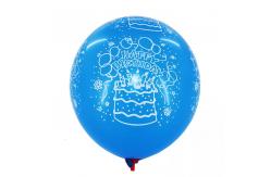 China Round Shape Happy Birthday Party Latex Balloons 12inch supplier