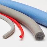 Flexible Silicone Foam Strip Customized Logo For Liquid Transportation Materials