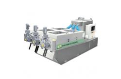 China Stacked Spiral Sludge Dewatering Equipment Automatic Screw Press Dewatering Machine supplier