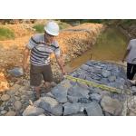 Galvanized 2x1x1m Gabion Wire Mesh Box 80x100mm Hexagonal for sale