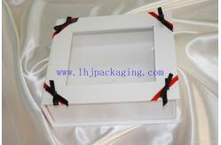 China display folding paper  box with pvc window supplier