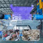 Mobile Double Shaft Shredder for Metal and Plastic Waste for sale