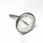 Bended Boiler Water Heater Thermometer , Fast Read Thermometer 1.6 Dial Size for sale