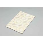 Light Yellow Doughnuts Marble Aluminum Composite Panel 1220MM 4mm Acm Panel for sale