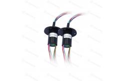 China Multiple Circuits Capsule Slip Rings Smooth Rotation 0-300rpm Speed supplier