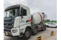 China SANY 12 Cubic Used Concrete Mixer Truck Mounted SY412C-8S With Hino Engine supplier