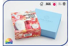 China Magnetic Flap Lid Gift Box With Printed Sleeve Cosmetic Set Package supplier