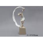 Angle Design Custom Trophy Cup Resin Material 35cm Height With Long Lifespan