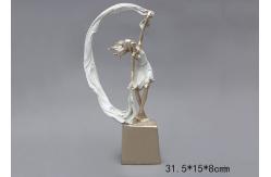 China Angle Design Custom Trophy Cup Resin Material 35cm Height With Long Lifespan supplier