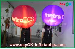 China Changeable Led Lights Backpack Balloon Inflatable Light Decoration Rental Business supplier
