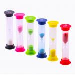 OEM ODM Plastic Hourglass 1 2 3 10 Minutes Sand Timer Free Sample for sale