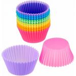 New Reusable Cupcake Silicone Molds Non Stick And Easy To Clean for sale