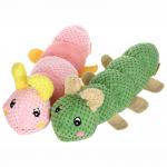 Bite Resistance Plush Dog Toys Customized Color With Sound Bag 13 Inch for sale
