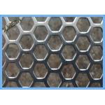 Anodizing Hexagonal Perforated Aluminum Sheet / Screen 1.5mm Thickness for sale