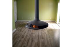 China Round Customized Carbon Steel Wood Burning Fire Pits Black / White Or Customized supplier