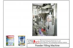China Single Head Milk Powder Packing Machine High Precision For Tin Can / Bottle supplier