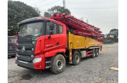 China Used Shacman Concrete Pump Truck 56m With Shacman Truck In Perfect Condition supplier