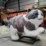 Indoor Life Size Realistic Animatronic Cat Waterproof 150kg for sale