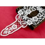 Retro Long Chemical Free Floral Lace Collar Applique For National Costume Cloth for sale