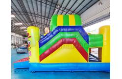 China Tarpaulin Inflatable Bouncer Slide Clown Jumping Bouncy Castle For Advertising supplier