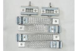 China Braided Surface Precision Alloy Clamp For Silicon Carbon Bar Stainless Steel Material supplier