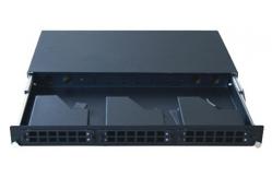 China Telecommunications subscriber loop fiber patch panel with 3pcs MPO Cassette Modules supplier