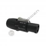3 Pin Male female  Powertrue Connector Electrical Waterproof Outdoor 3Pin Power Waterproof AC Connectors High Current Capacity Lockable Triple Core 20A 500V True IP65 Waterproof Connector for sale