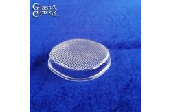 China Custom Proof-scratch Pressed Lamp Glass Cover For Specialty Lighting supplier